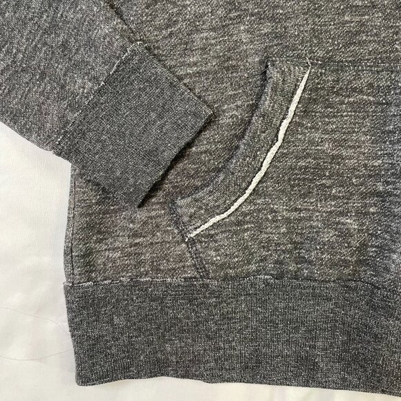 Reflex Boys Size S Hoodie Heather Gray White Trim Long Sleeves - Picture 4 of 7